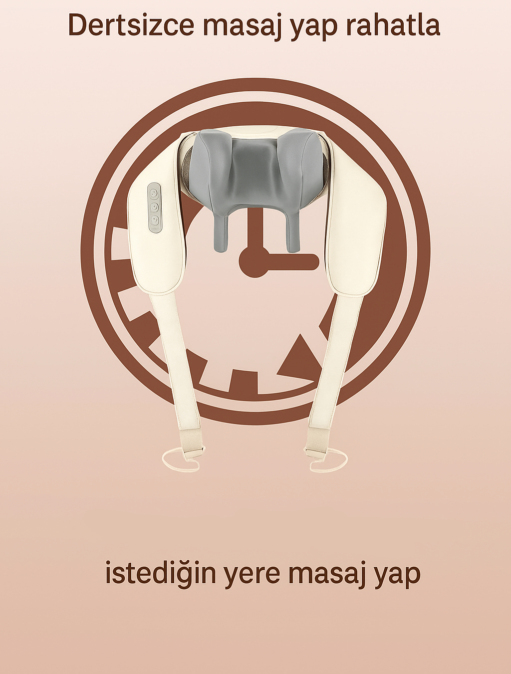 Kablosuz Ergonomik Masaj Aleti