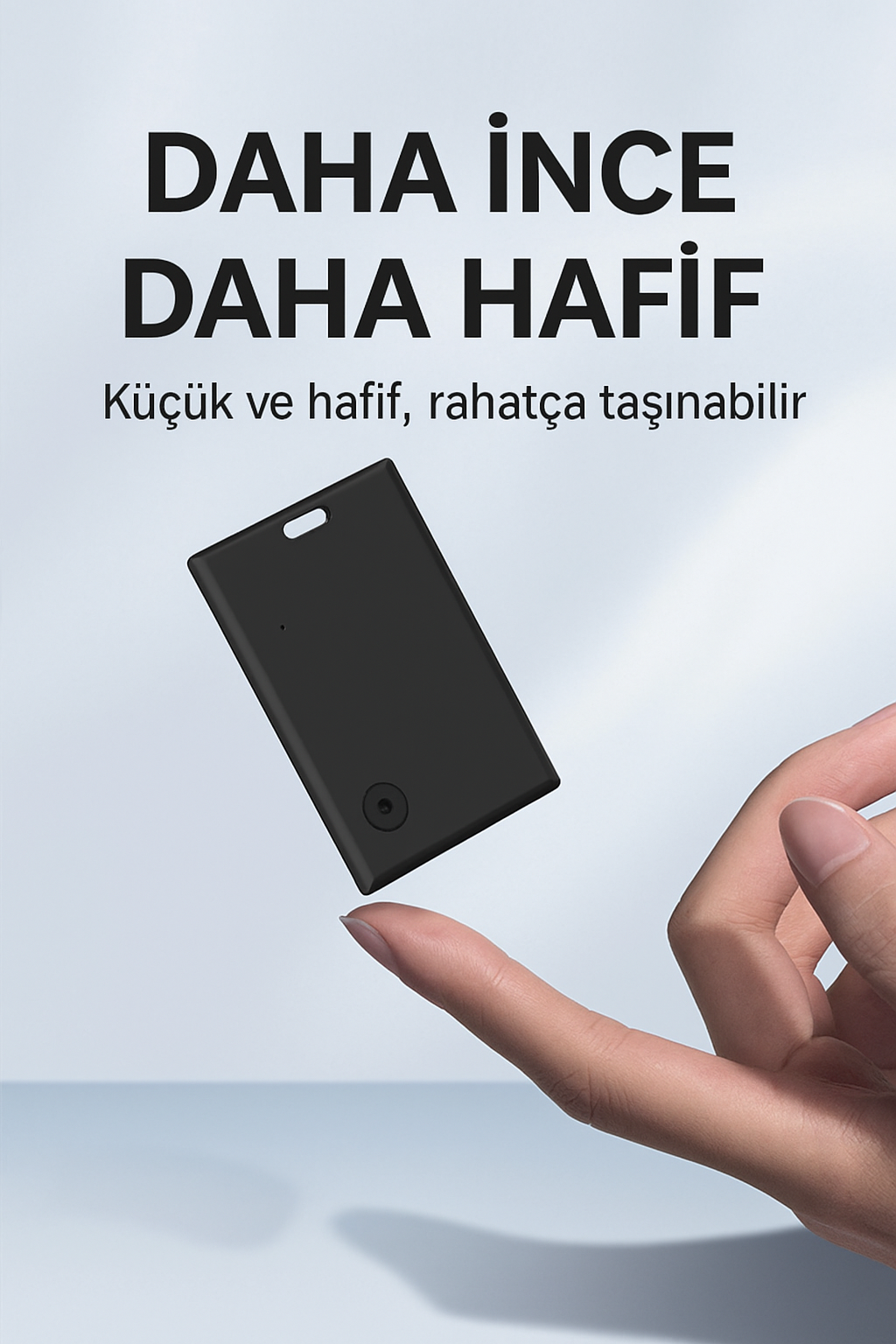 iOS Find My Destekli Ultra İnce Akıllı Takip Kartı